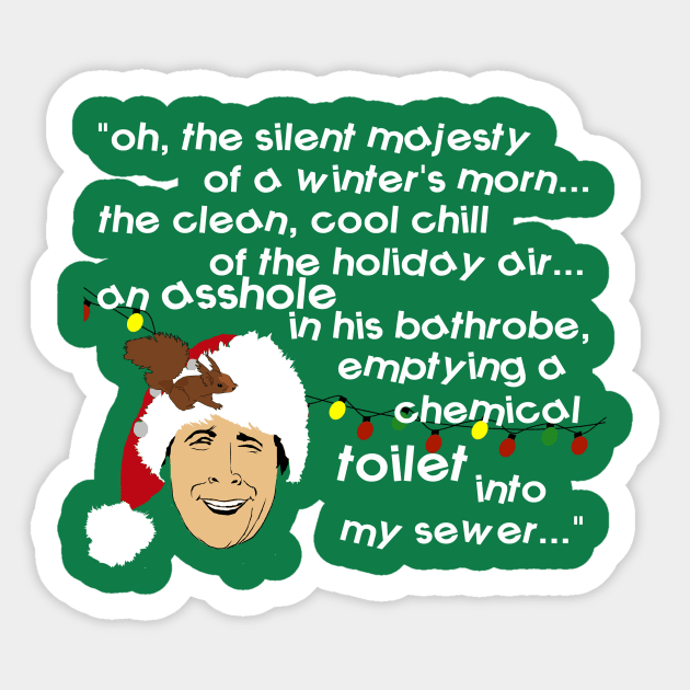 Clark Griswold Wisdom Sticker by PoetandChef